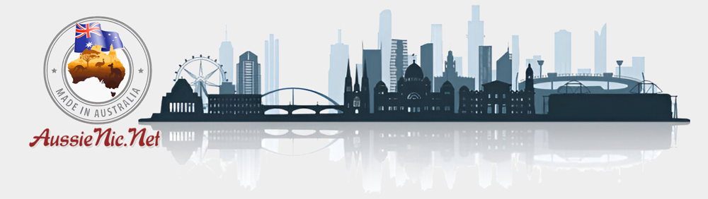 Made in Australia - Courtneys home made albums Logo